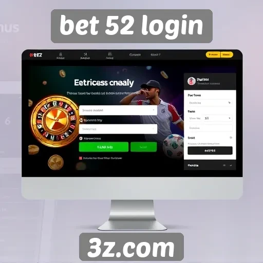 Acessibilidade e usabilidade do site bet 52 login
