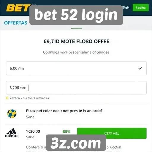Ofertas de bônus disponíveis no bet 52 login